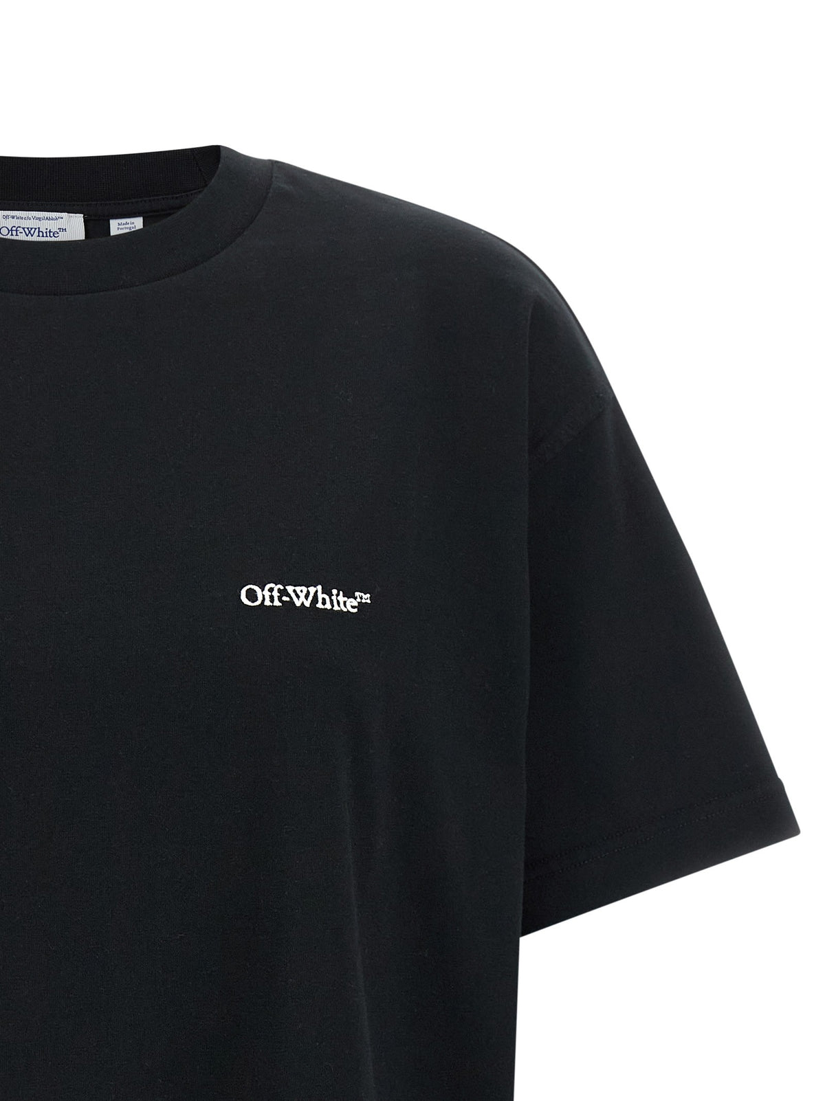 Off-White Arrow Out Flower T-shirt – Zwart