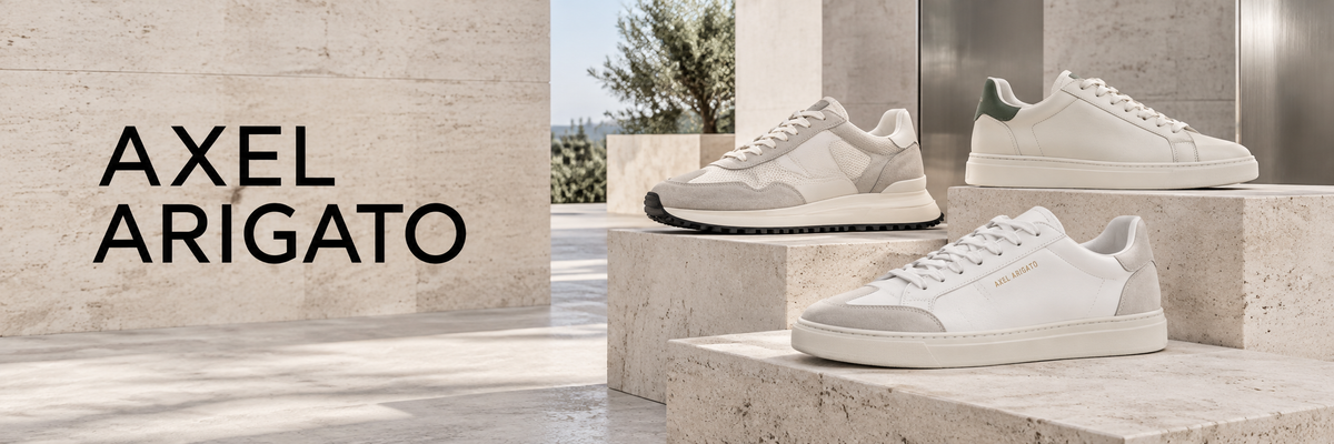 Axel Arigato sneakers – witte en grijze leren sneakers