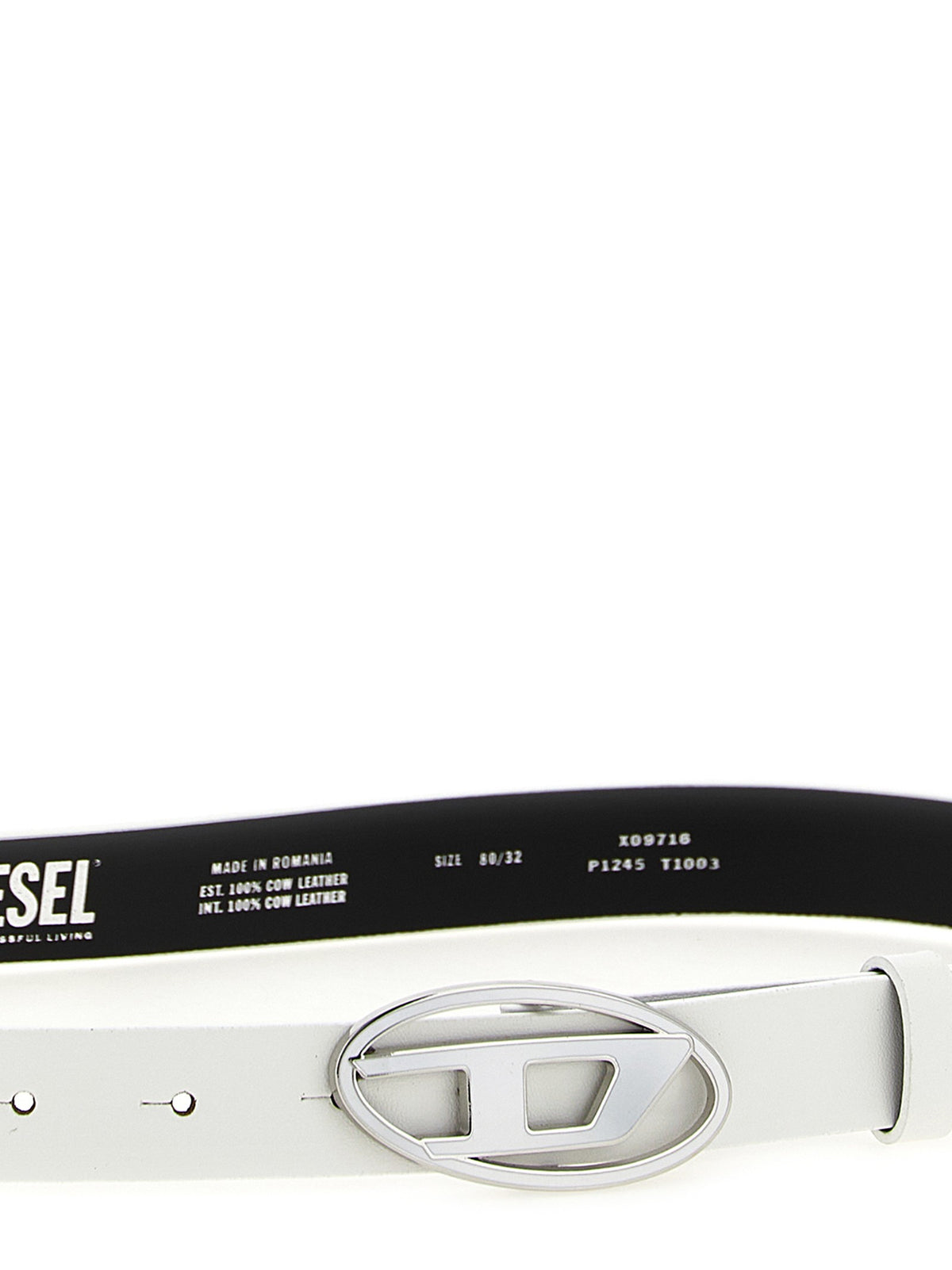 Diesel B-1DR 25 Riem – Wit