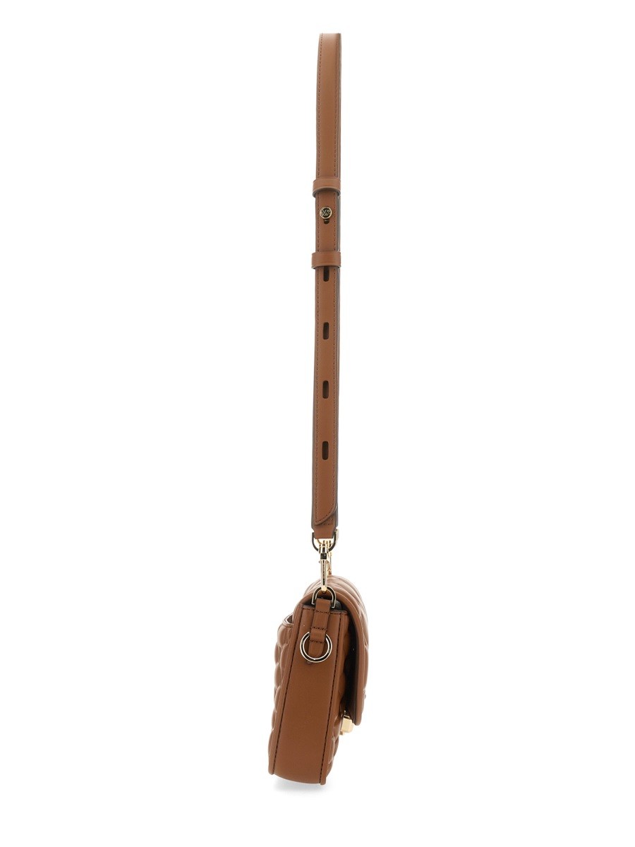 Michael Kors Schoudertas met reliëflogo – Cognac