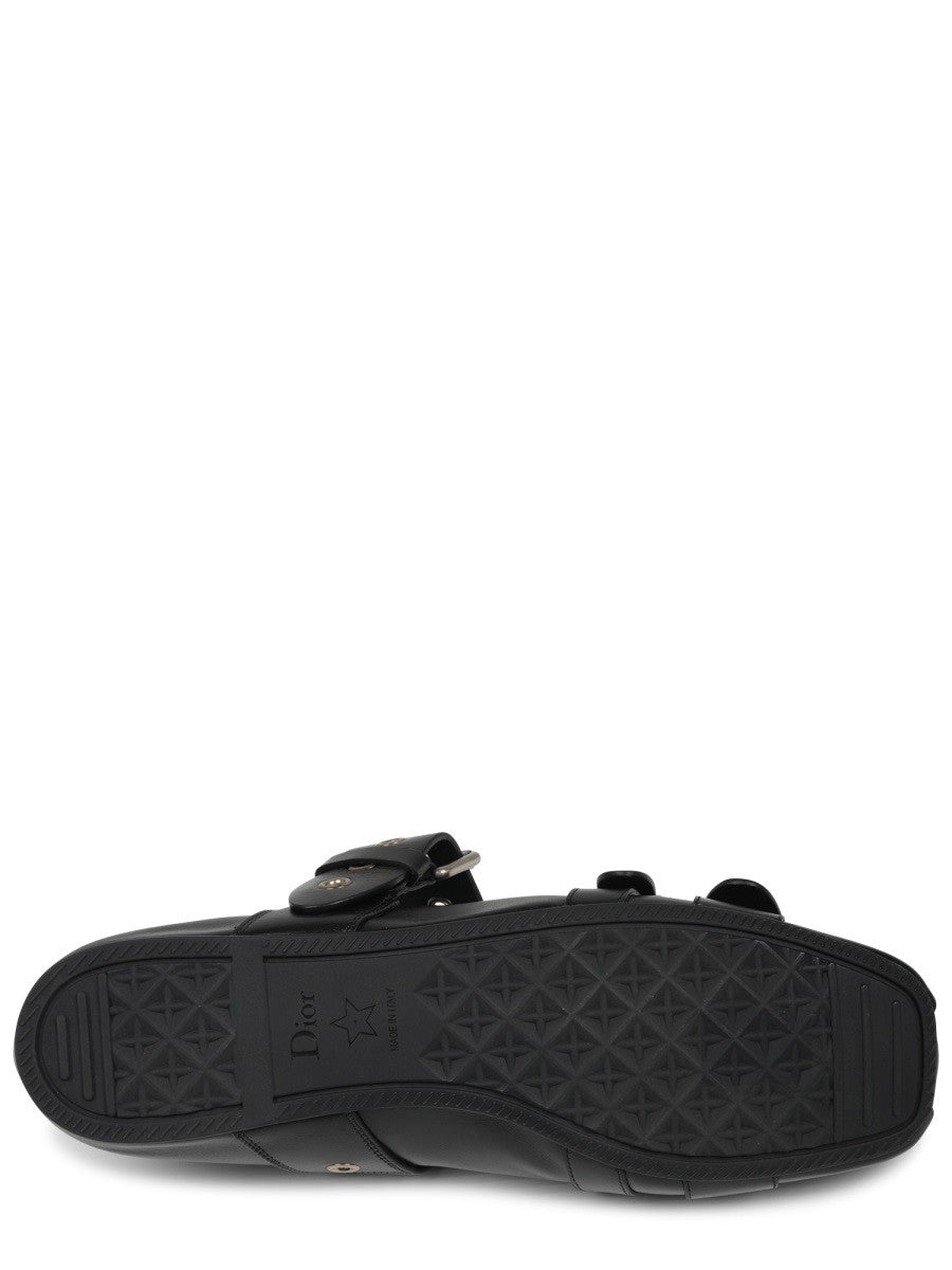 Christian Dior Punk Ballerina's – Zwart