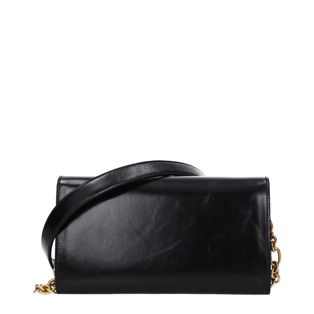 Balmain Leren crossbodytas – Zwart