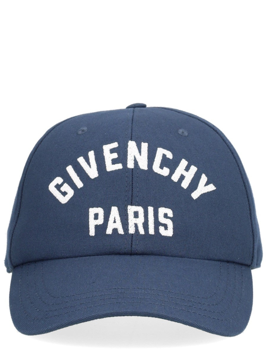 Givenchy Katoenen Pet met geborduurd logo – Middenblauw