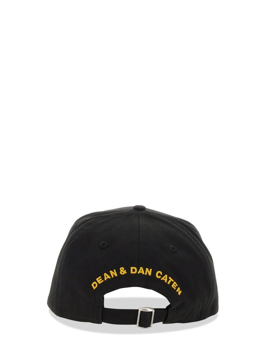 Dsquared2 Katoenen Pet – Zwart