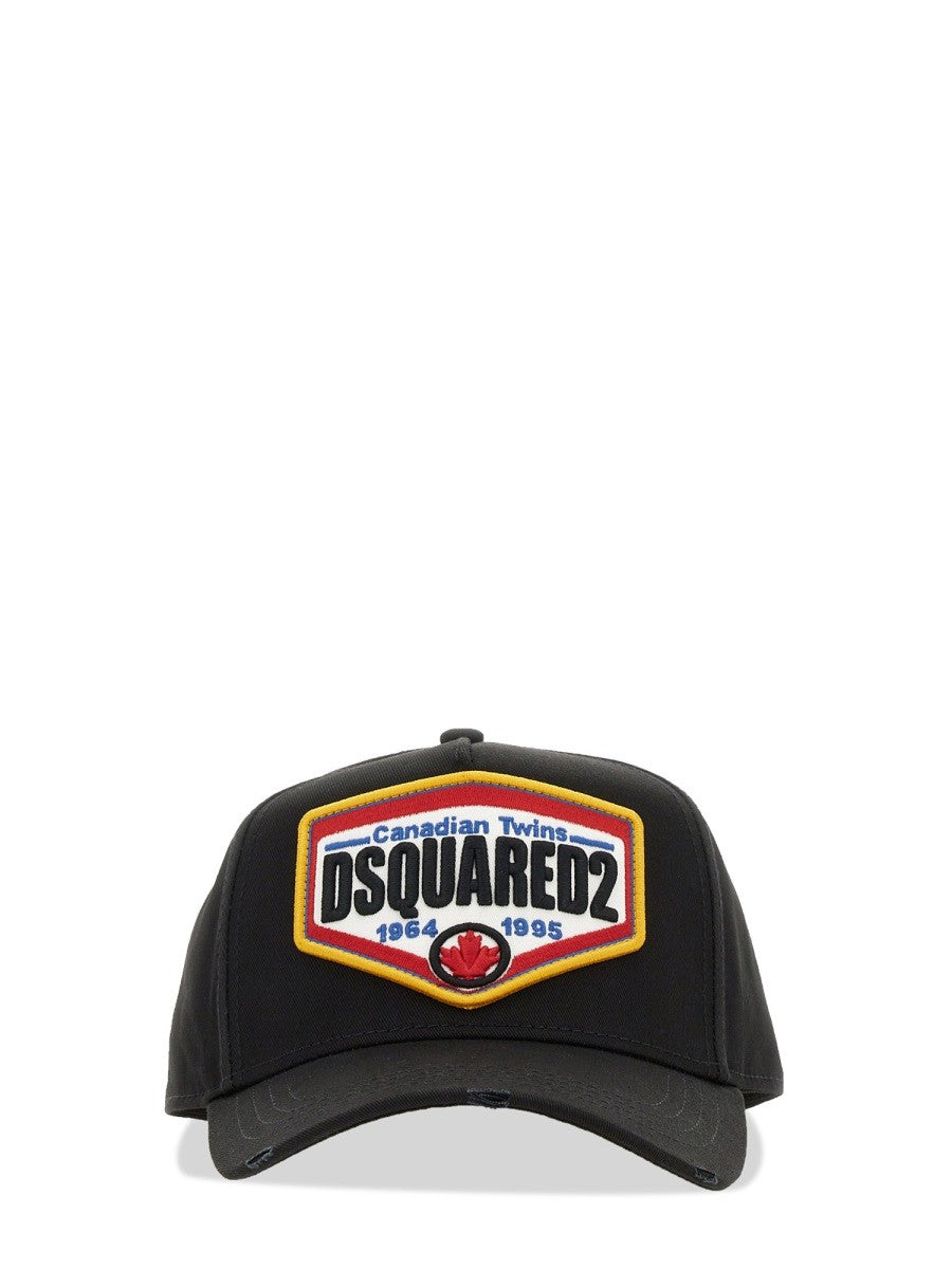 Dsquared2 Katoenen Pet – Zwart