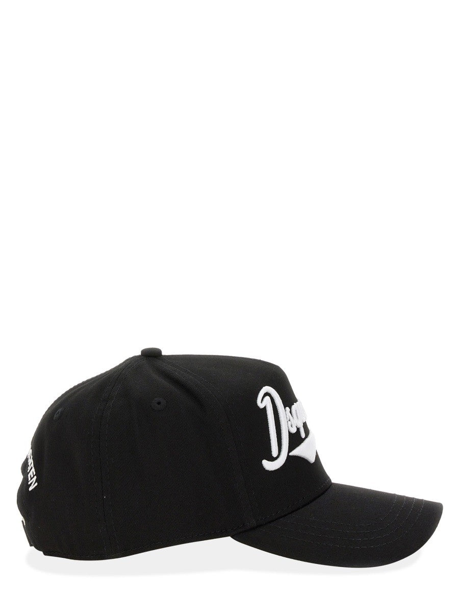 Dsquared2 Pet met logo – Zwart