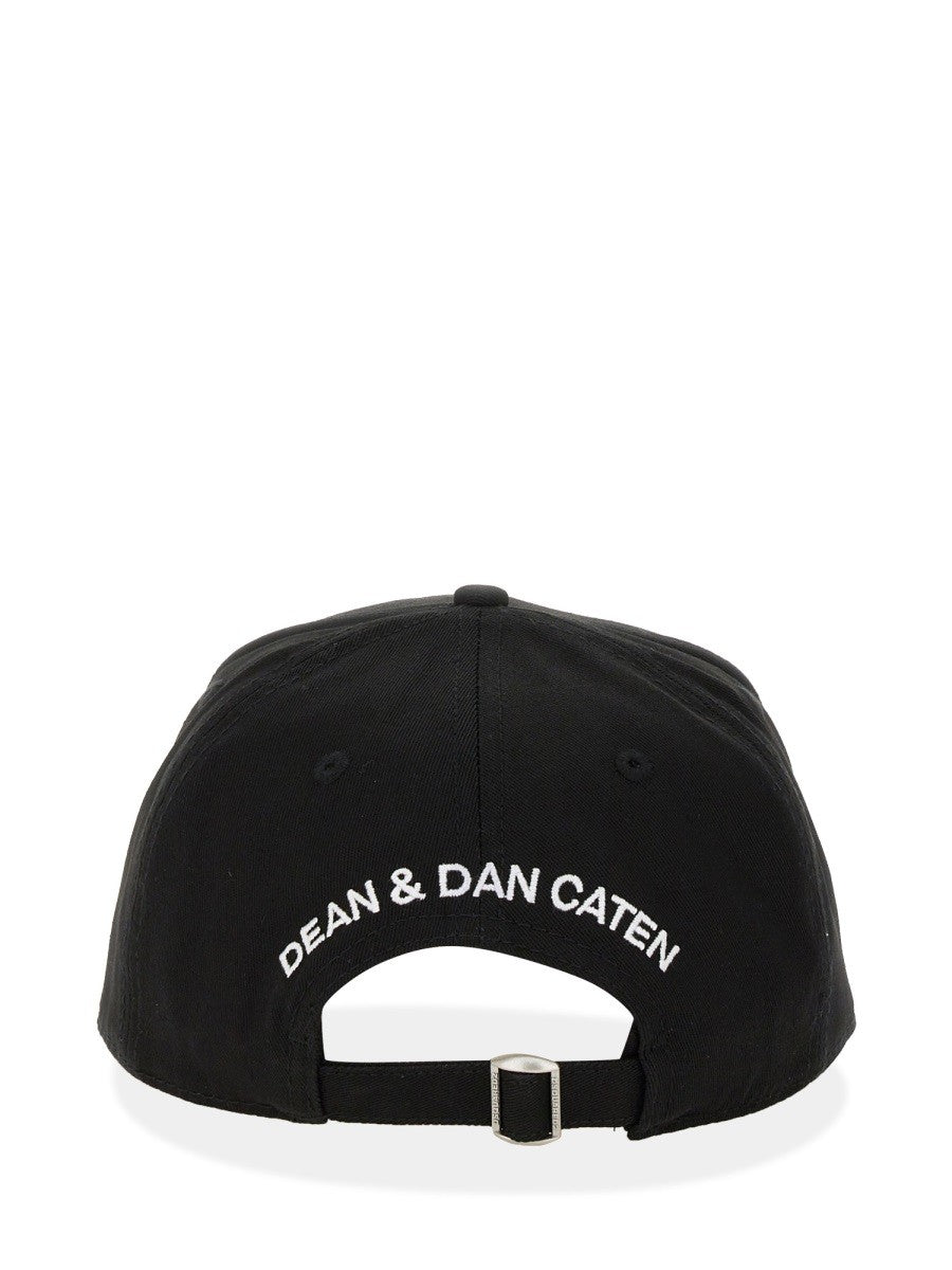 Dsquared2 Pet met logo – Zwart