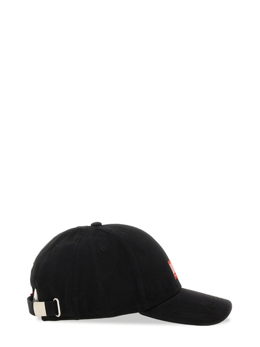 Diesel Pet met logopatch – Zwart