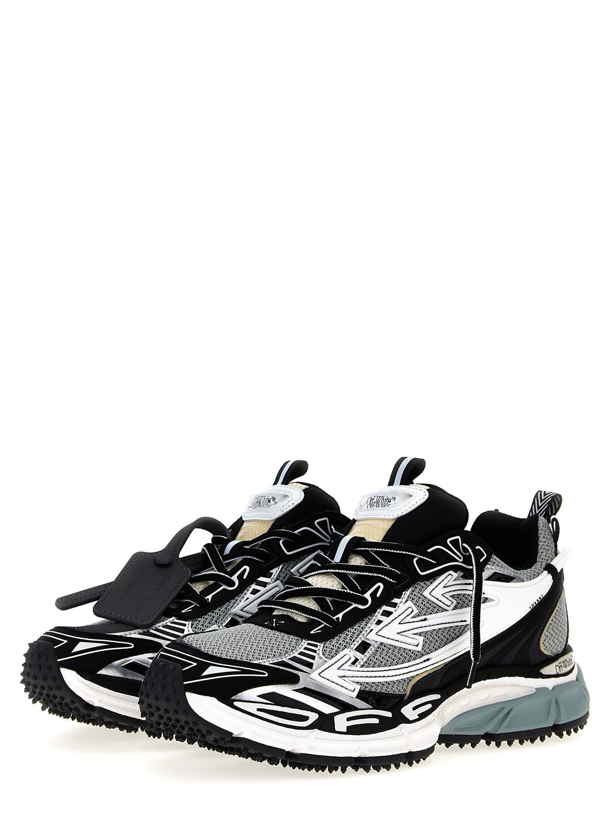 Off-White Be Right Back Sneakers – Zwart