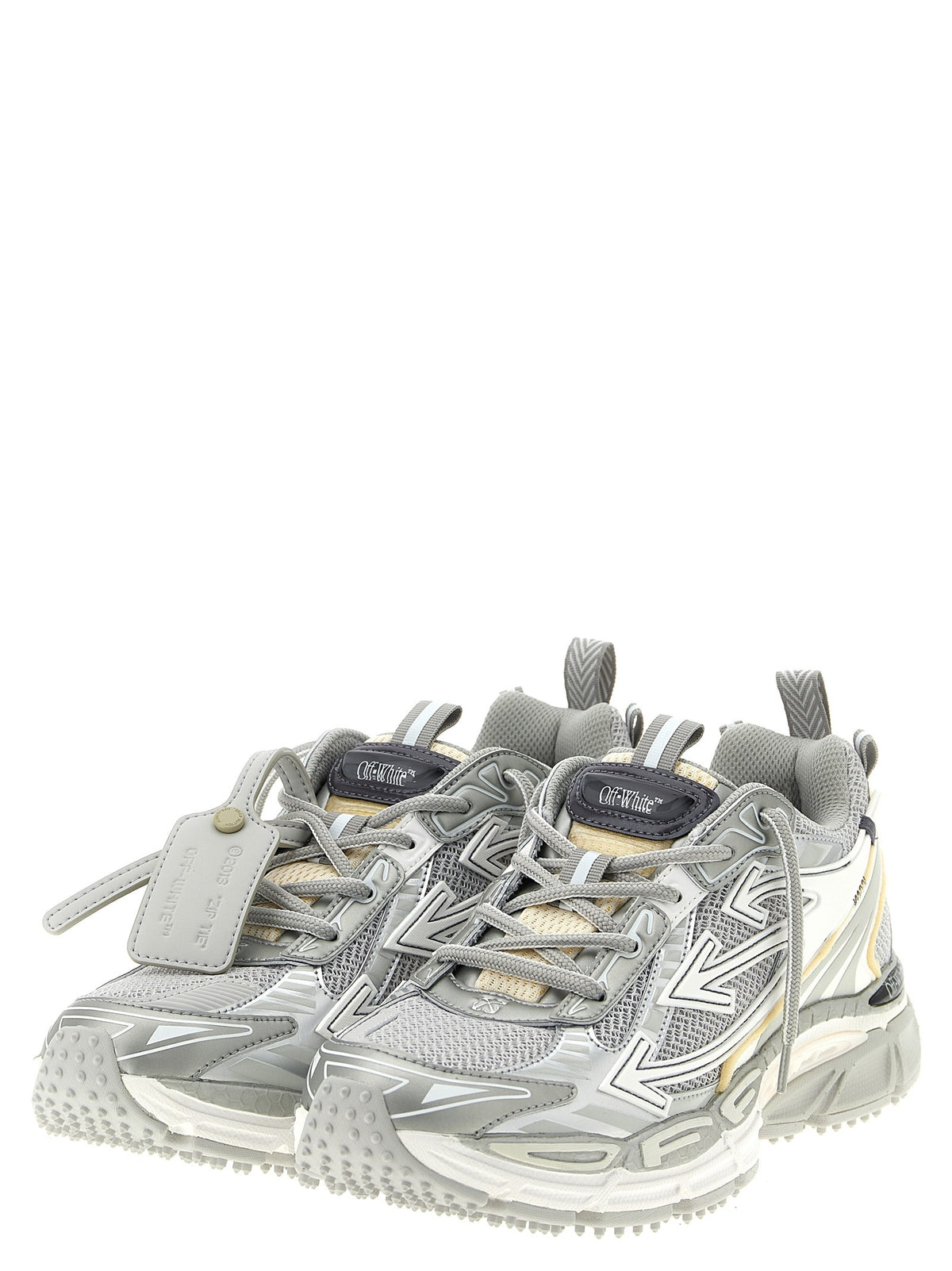 Off-White Be Right Back Sneakers Heren – Zilver