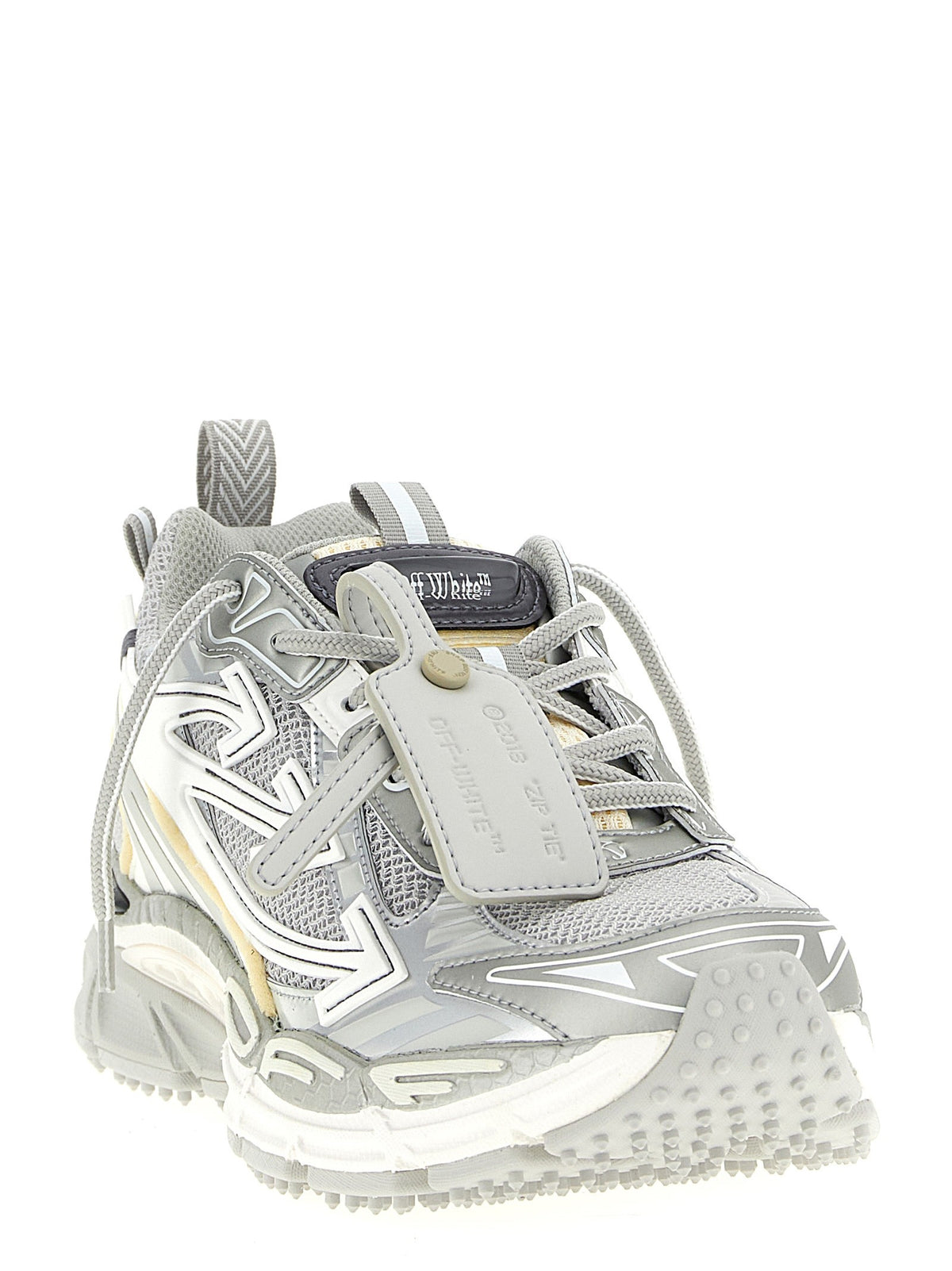 Off-White Be Right Back Sneakers Heren – Zilver