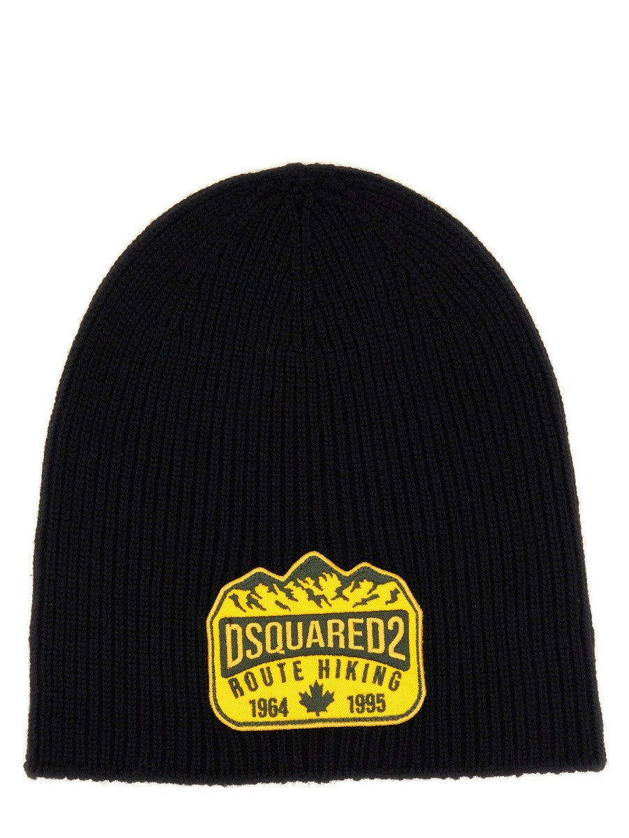 Dsquared2 Wollen Muts – Zwart