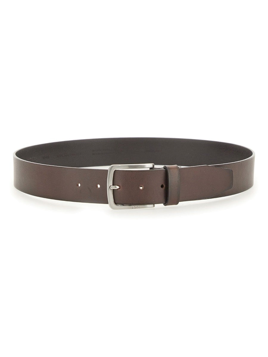 Boss Jor-V Leren Riem met gesp – Bruin