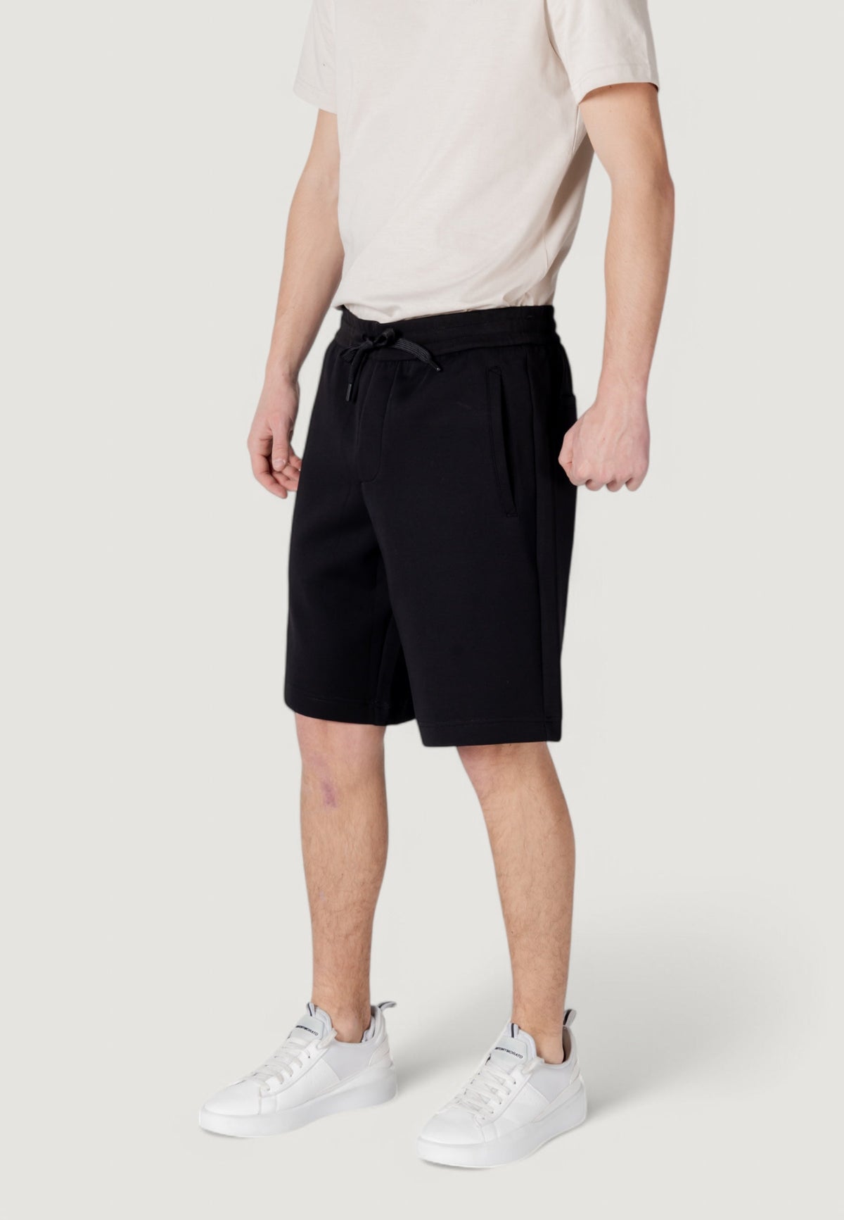 Armani Exchange Sportbermuda – Zwart