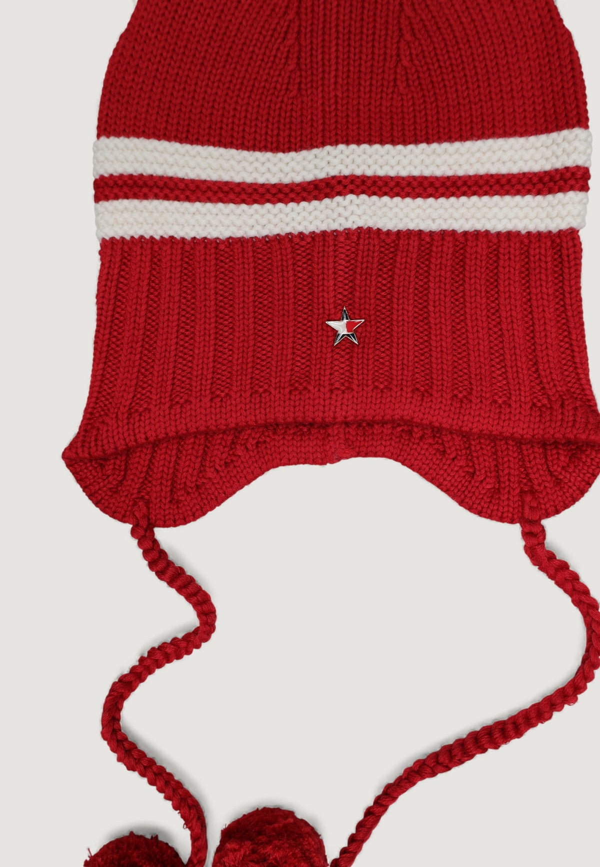 Tommy Hilfiger Muts van Wol en Acryl – Rood