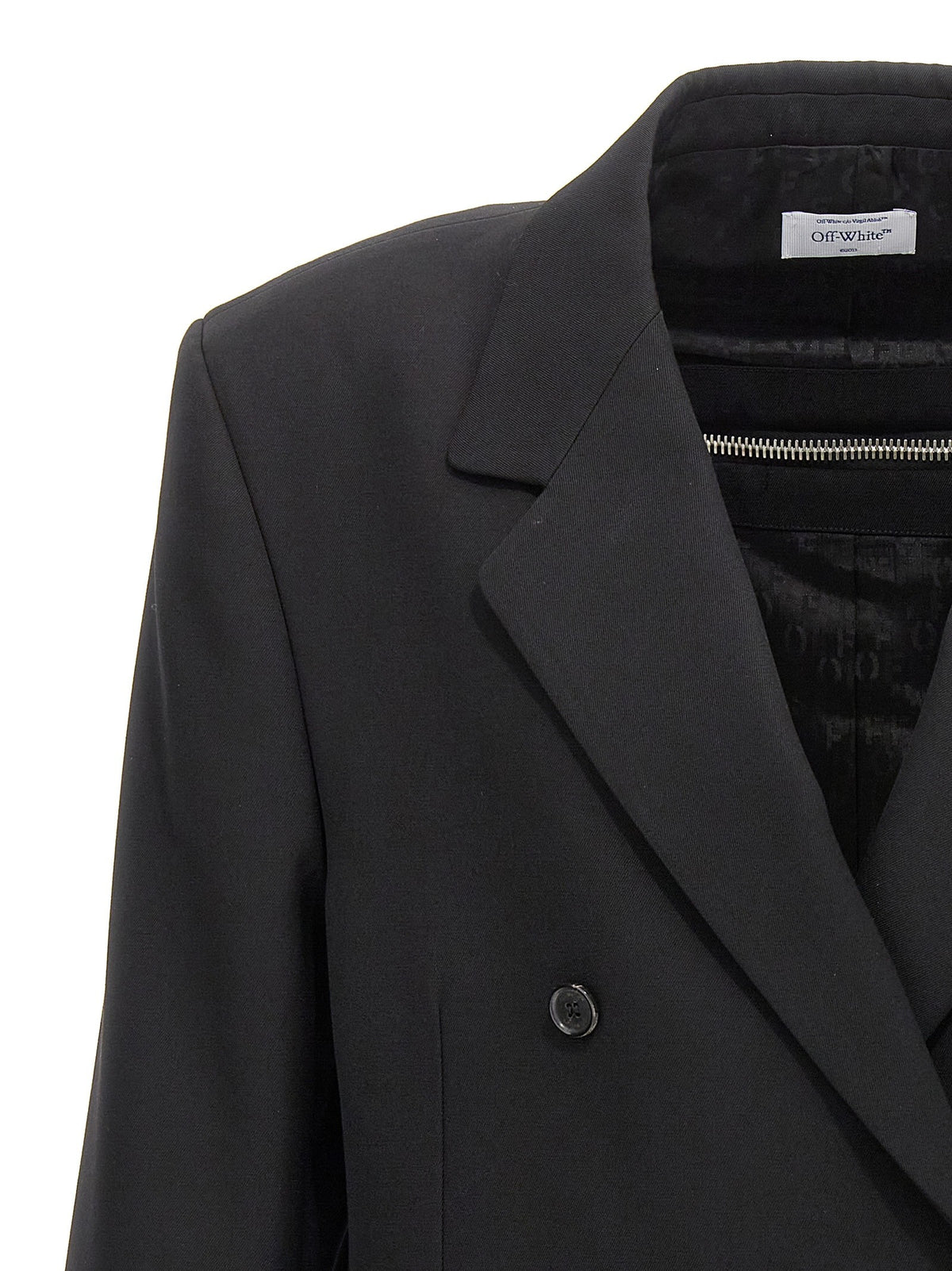 Off-White OW Emb Blazer – Zwart