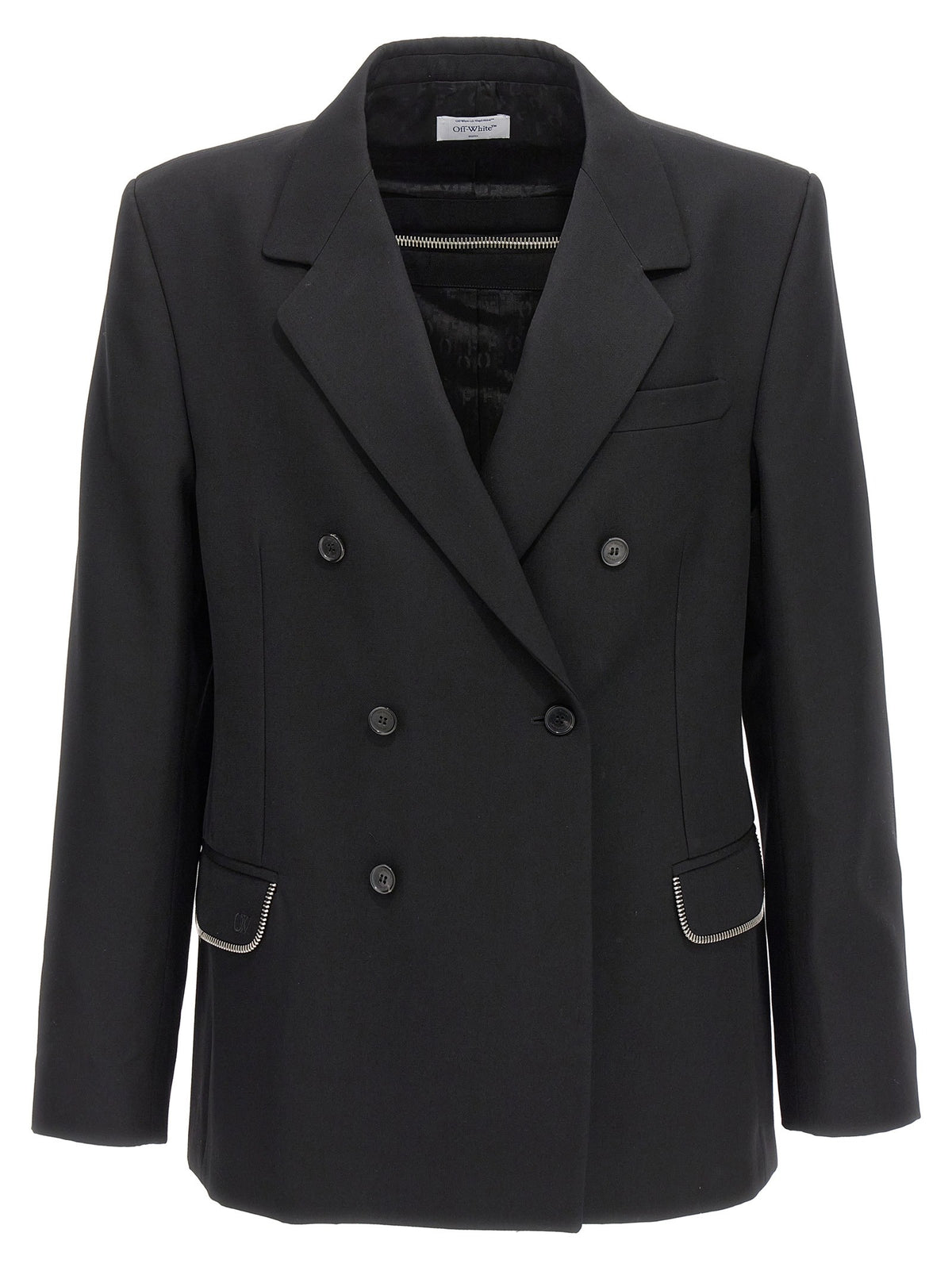 Off-White OW Emb Blazer – Zwart