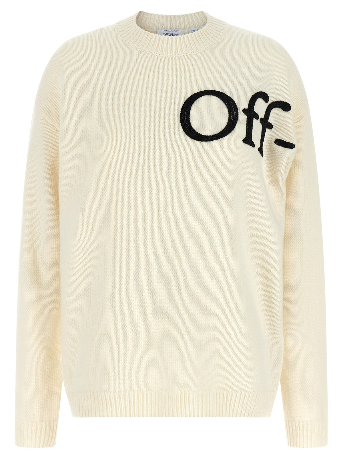 Off-White Bookish Shared Trui – Gebroken wit / Zwart