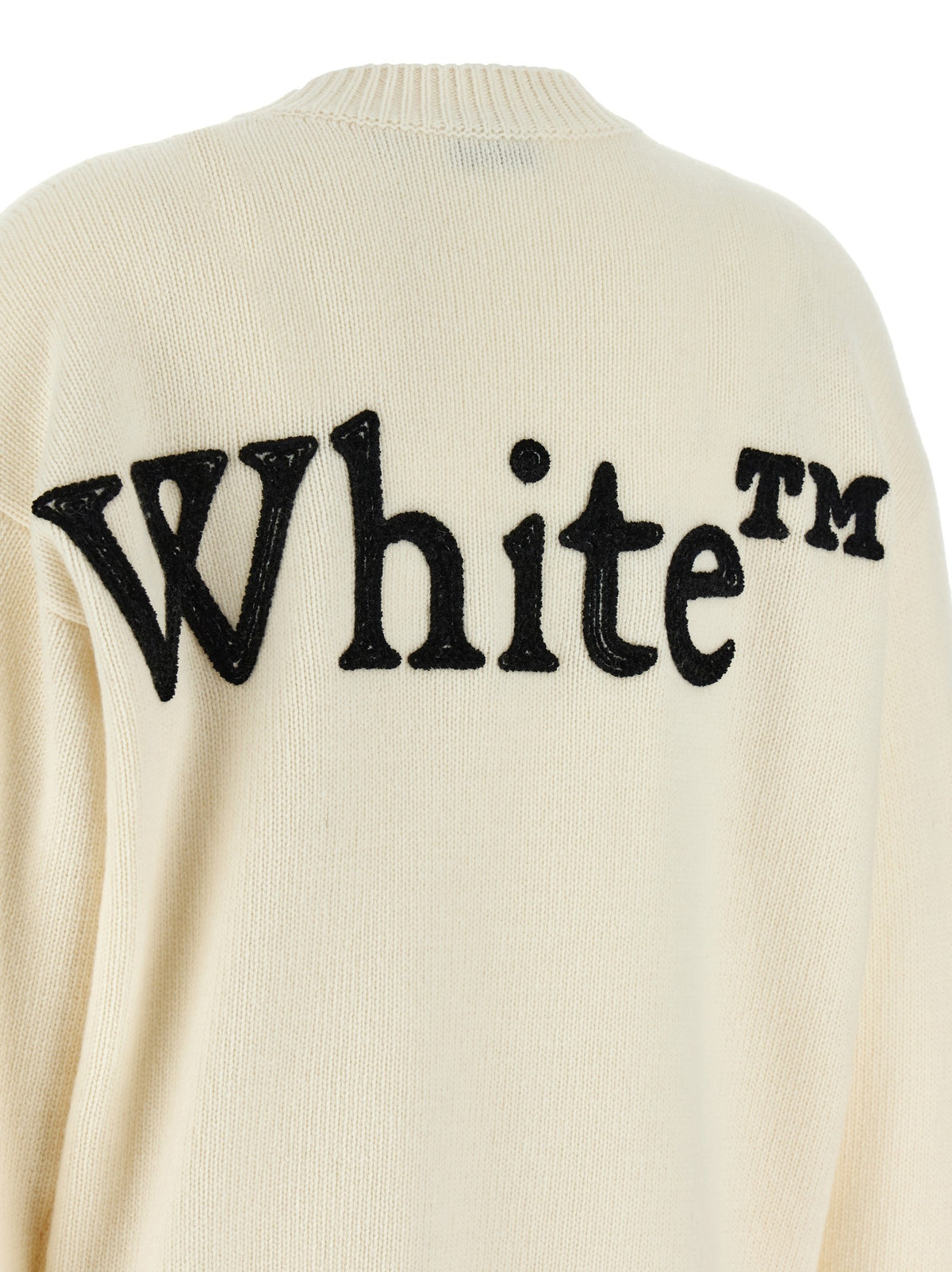 Off-White Bookish Shared Trui – Gebroken wit / Zwart