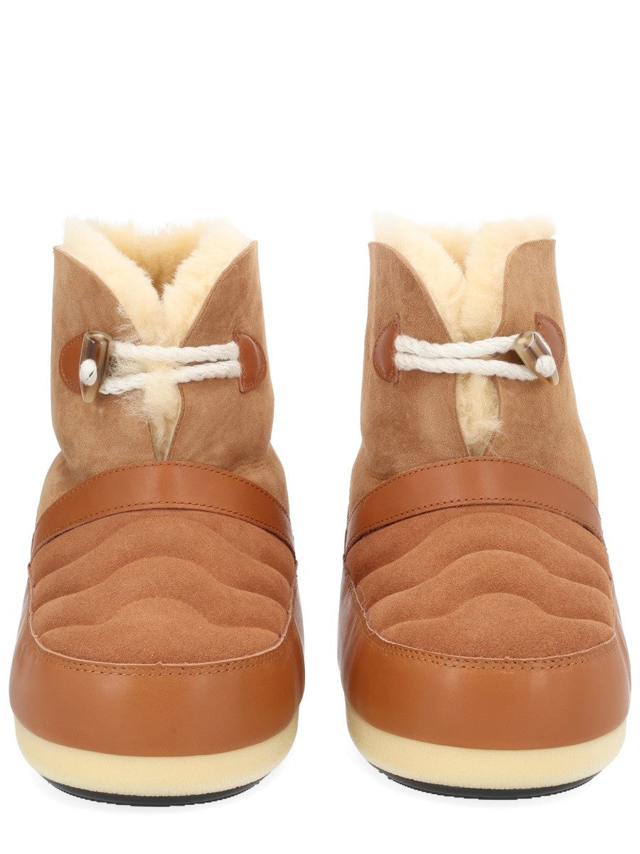 Moon Boot EVX Igloo Enkellaarzen – Beige