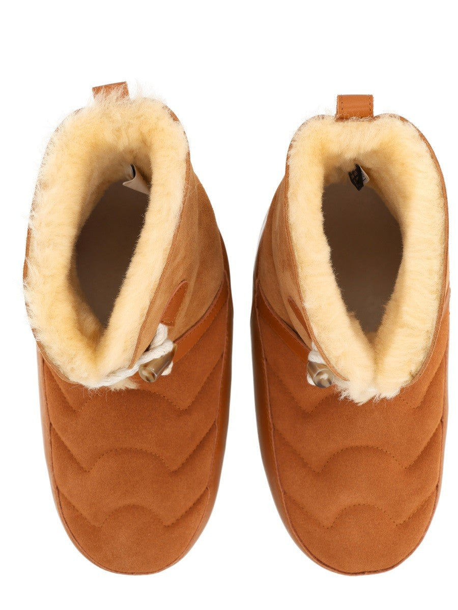 Moon Boot EVX Igloo Enkellaarzen – Beige