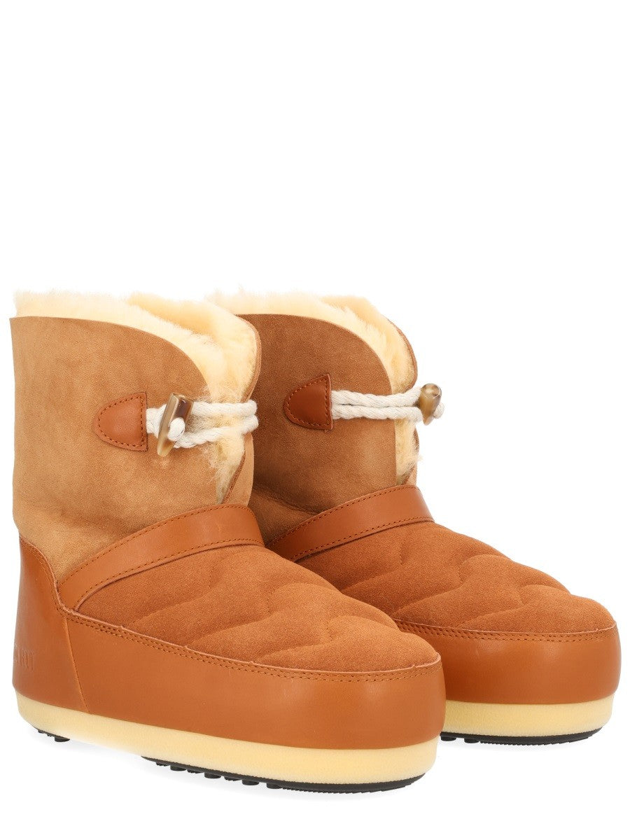 Moon Boot EVX Igloo Enkellaarzen – Beige
