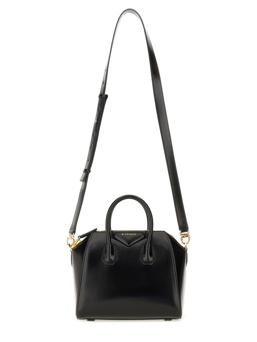 Givenchy Mini Antigona Handtas van kalfsleer – Zwart