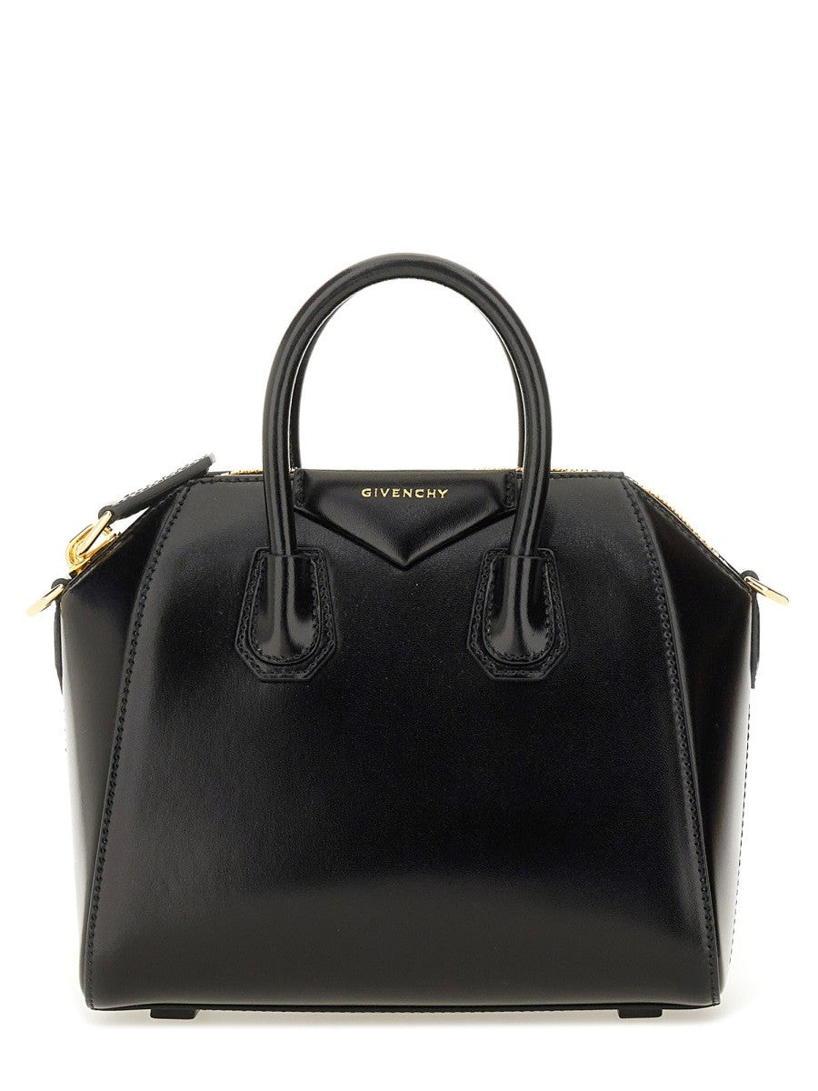 Givenchy Mini Antigona Handtas van kalfsleer – Zwart