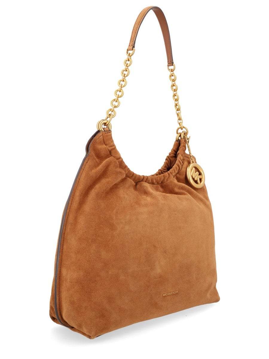 Michael Kors Indie Schoudertas Large – Cognac