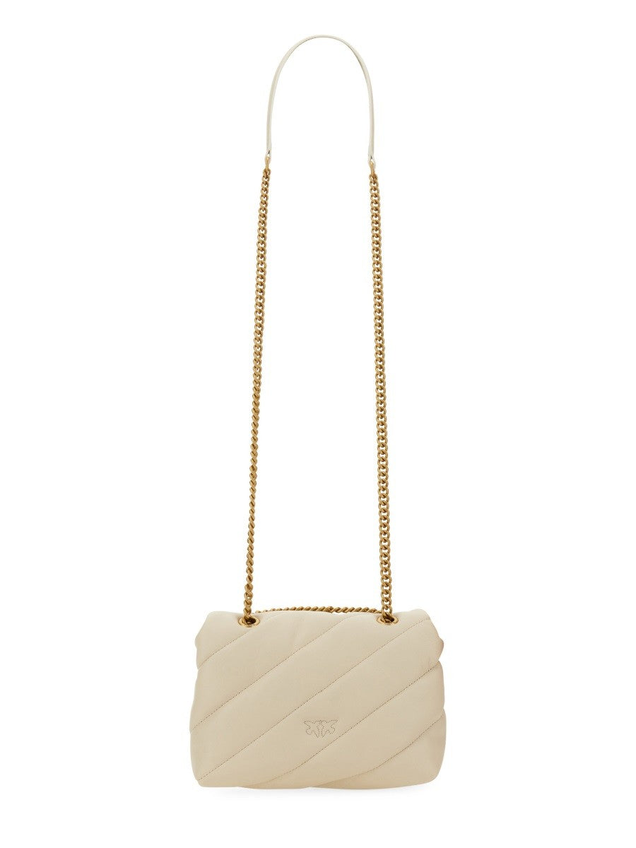 Pinko Mini Love Puff Schoudertas – Gebroken wit