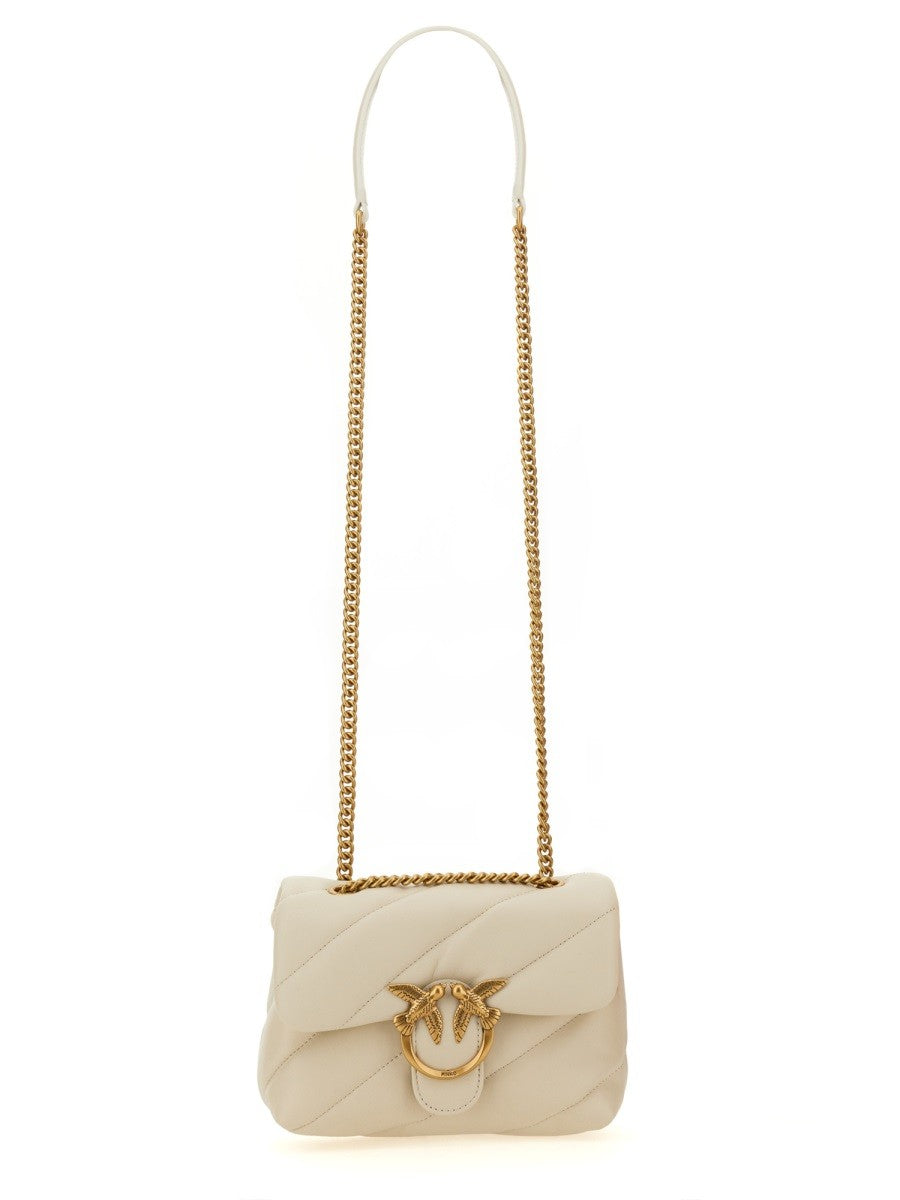Pinko Mini Love Puff Schoudertas – Gebroken wit