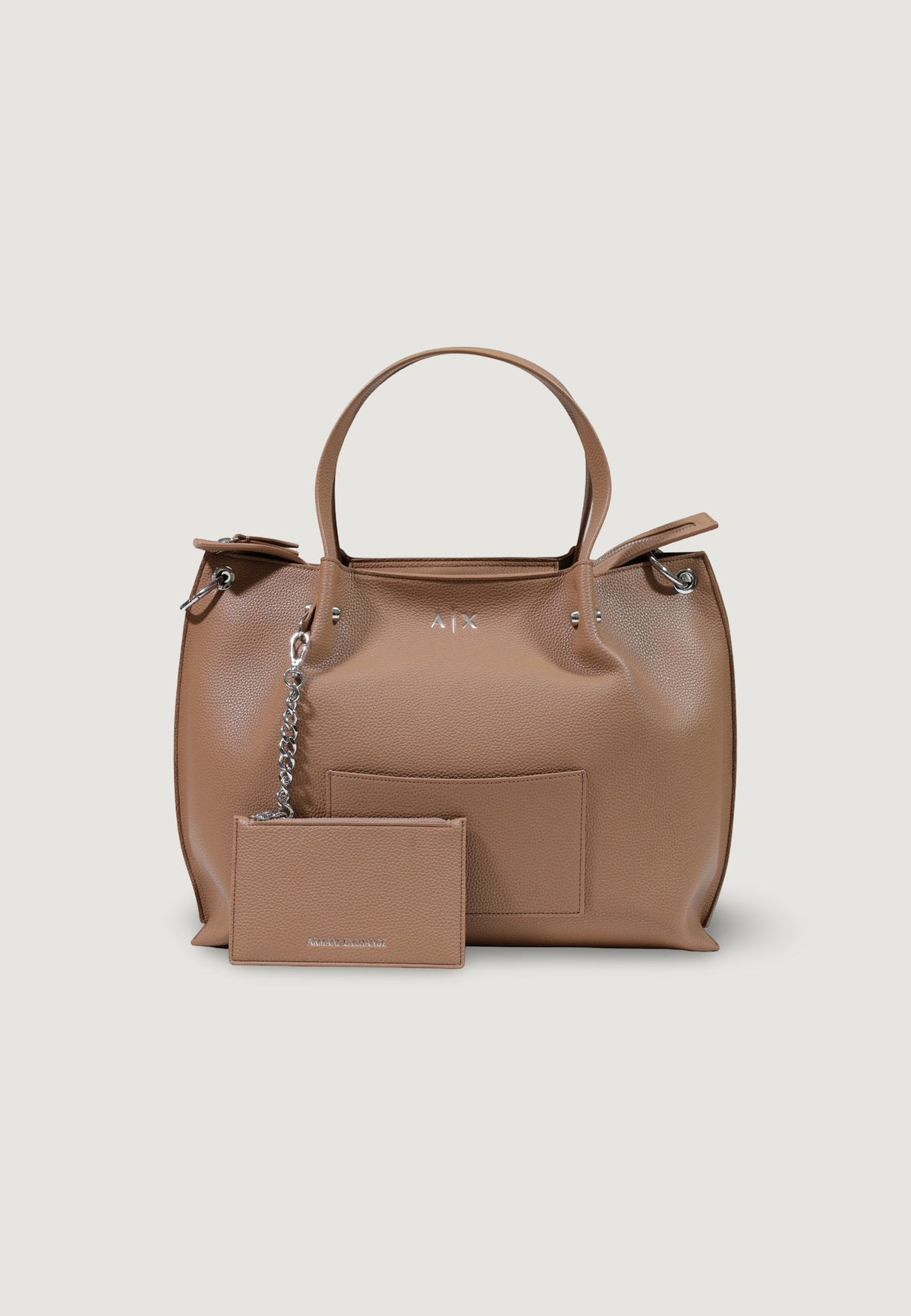 Armani Exchange Grote Schoudertas – Beige