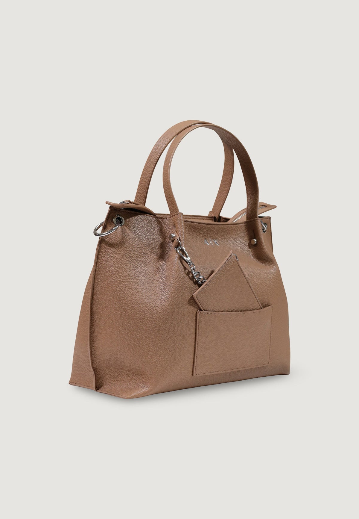 Armani Exchange Grote Schoudertas – Beige