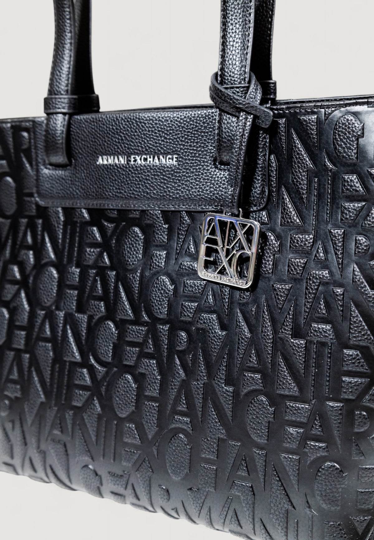 Armani Exchange Handtas met Print – Zwart