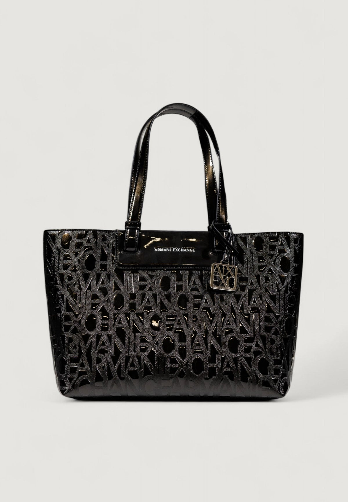 Armani Exchange Handtas met Print – Zwart