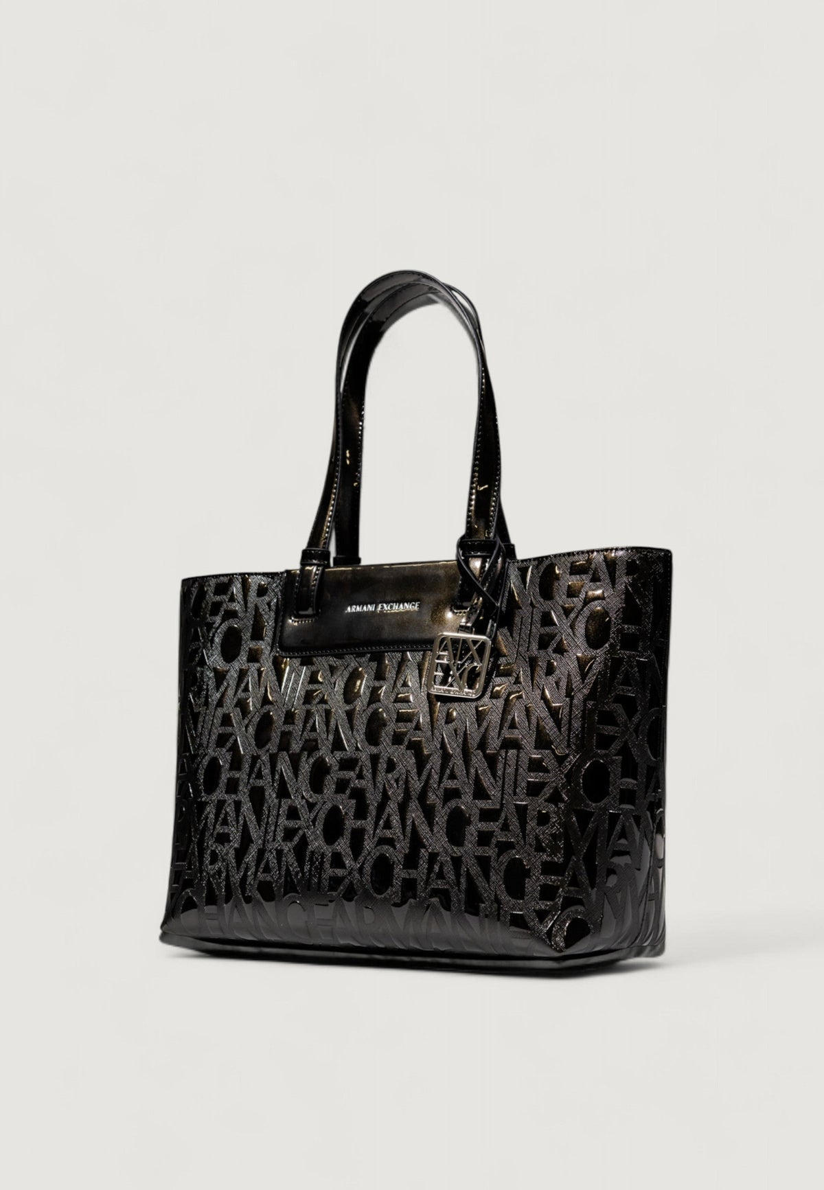 Armani Exchange Handtas met Print – Zwart