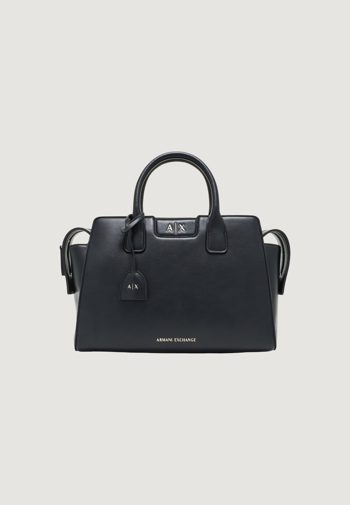 Armani Exchange Grote Handtas met Binnenvakken – Zwart