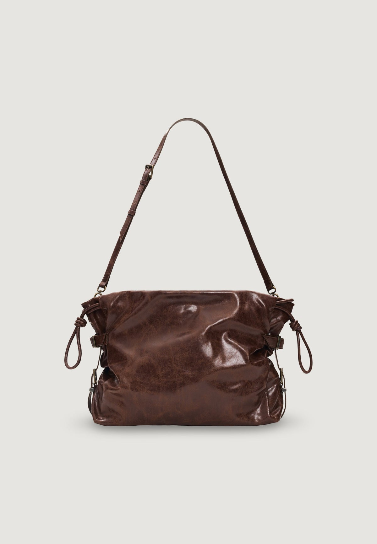 Desigual Galaxy Lifta 2.0 Shopper met studs en bedeltjes – Bruin