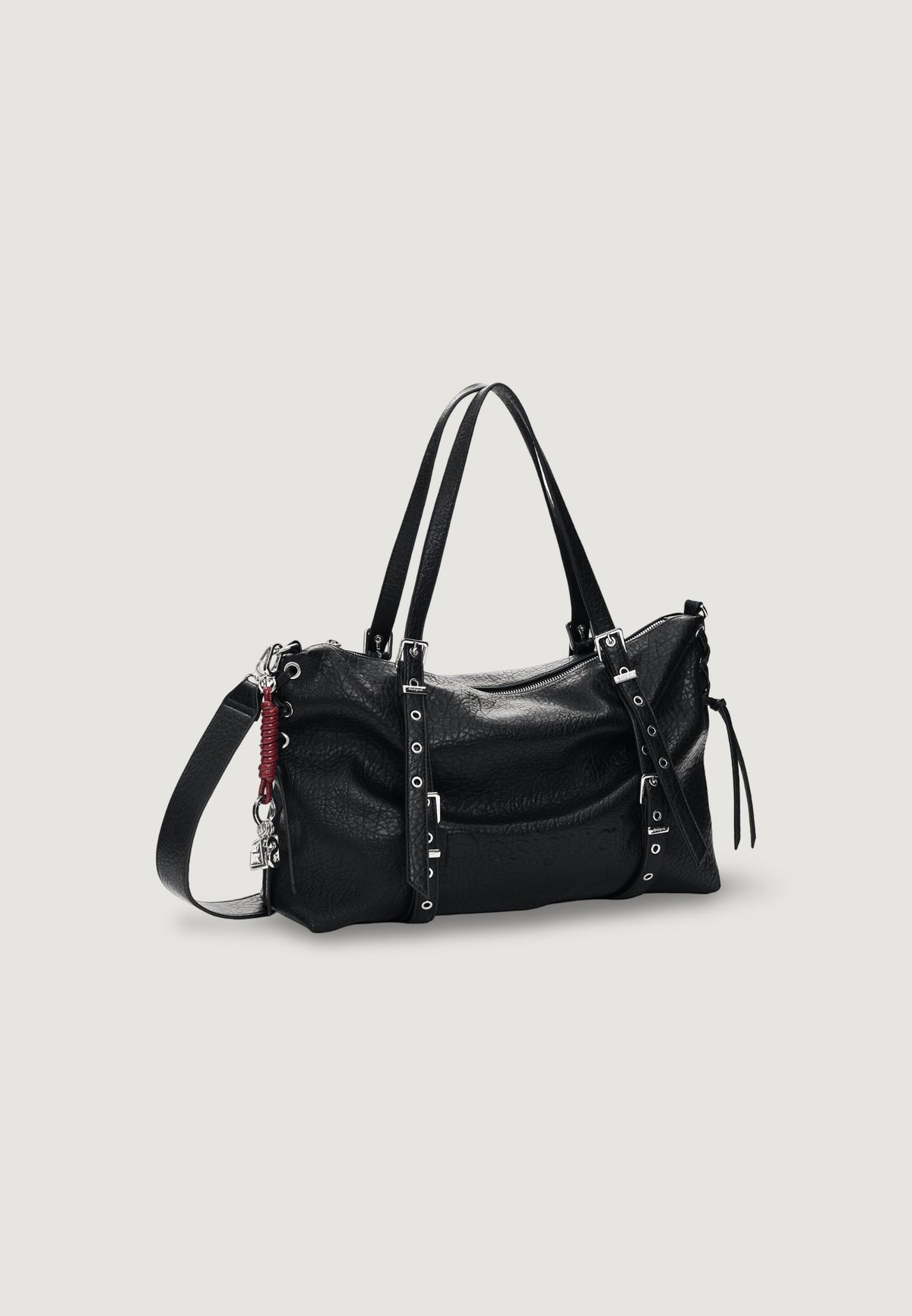 Desigual Half Logo Lanuza Schoudertas – Zwart