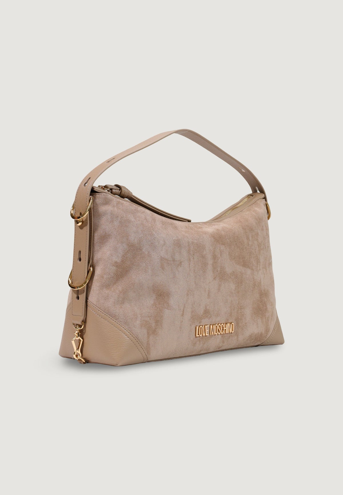 Love Moschino Polyester Handtas – Beige