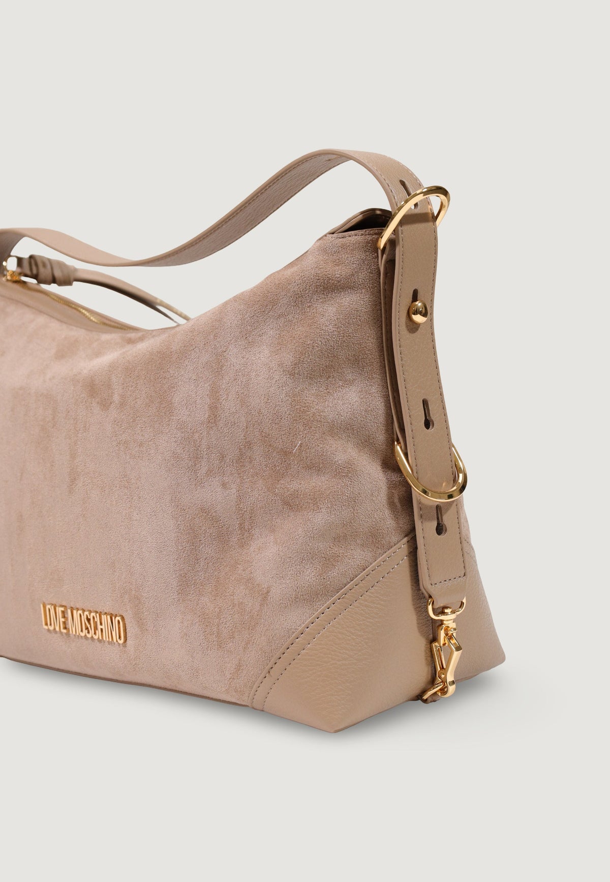 Love Moschino Polyester Handtas – Beige