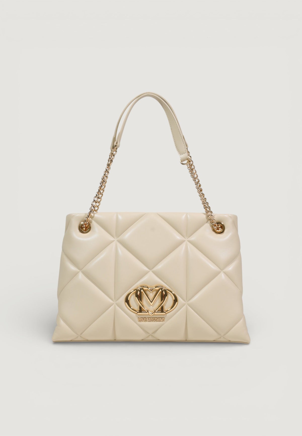 Love Moschino Imitatieleren Handtas – Beige