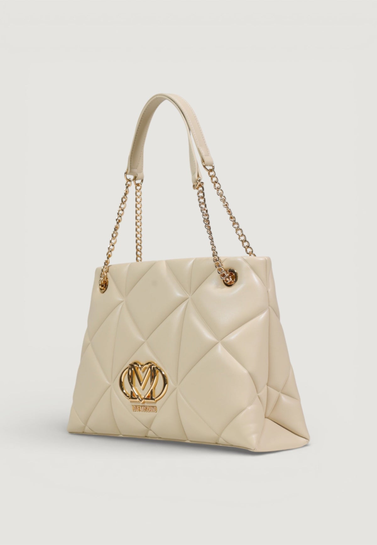 Love Moschino Imitatieleren Handtas – Beige