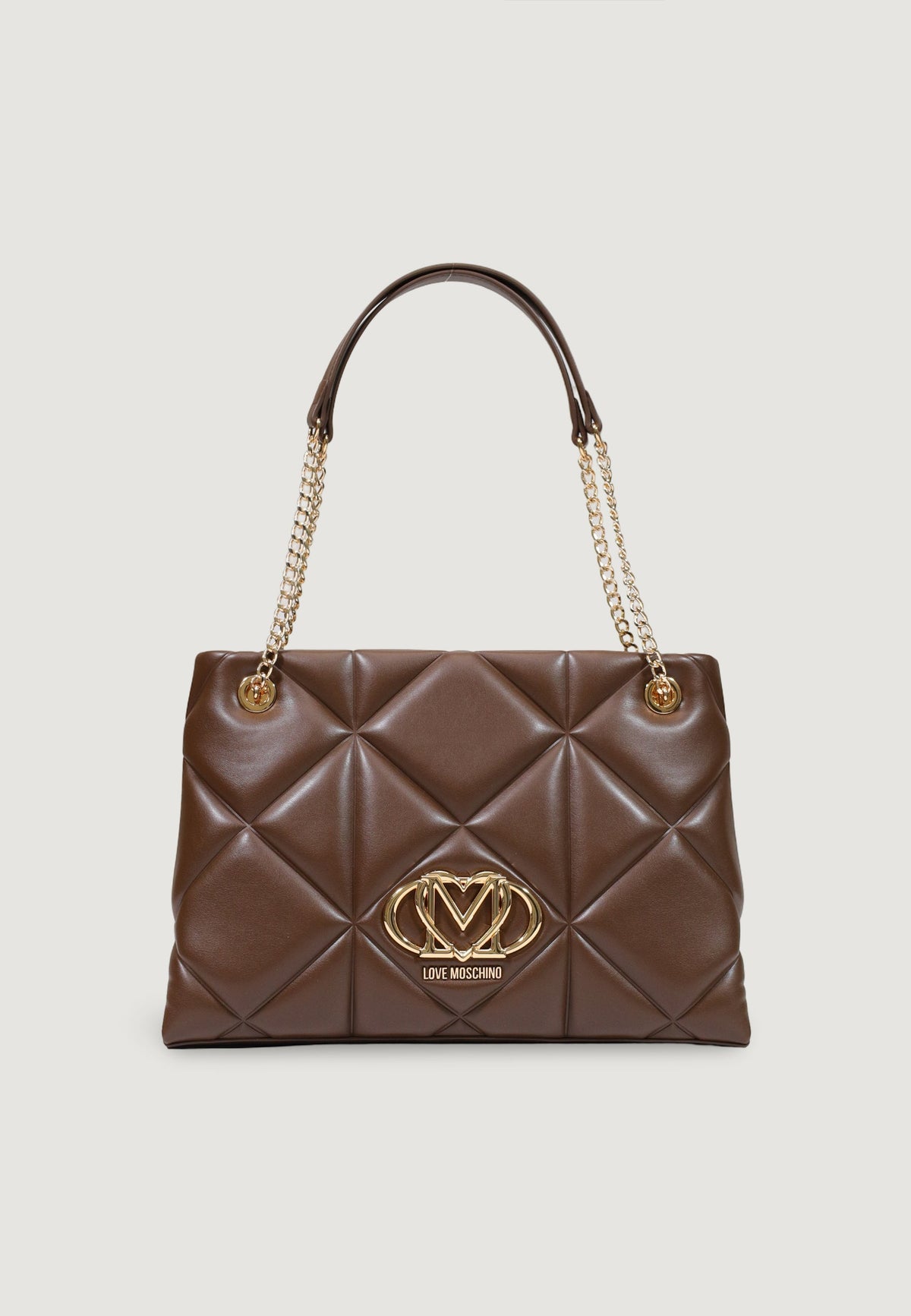 Love Moschino Handtas met Binnenzak – Bruin