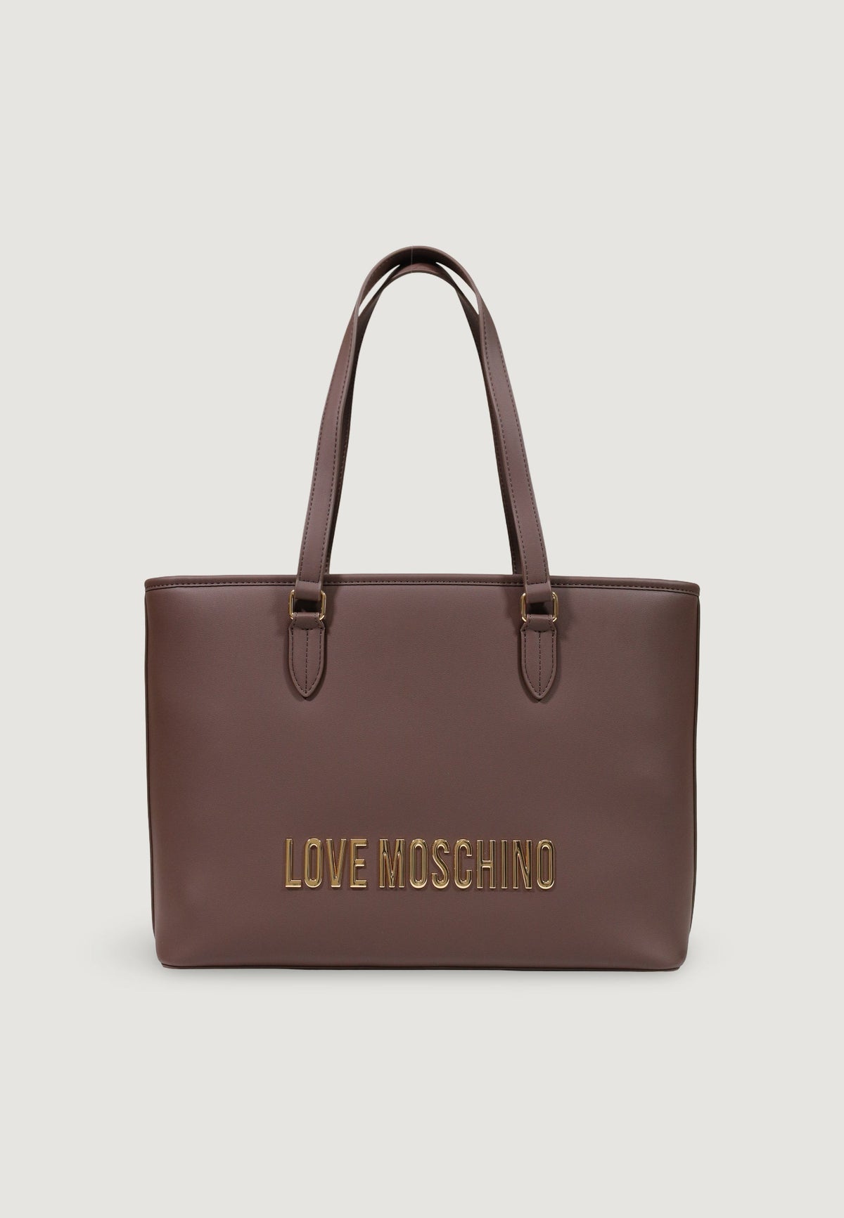 Love Moschino Handtas met Ritszakken – Bruin