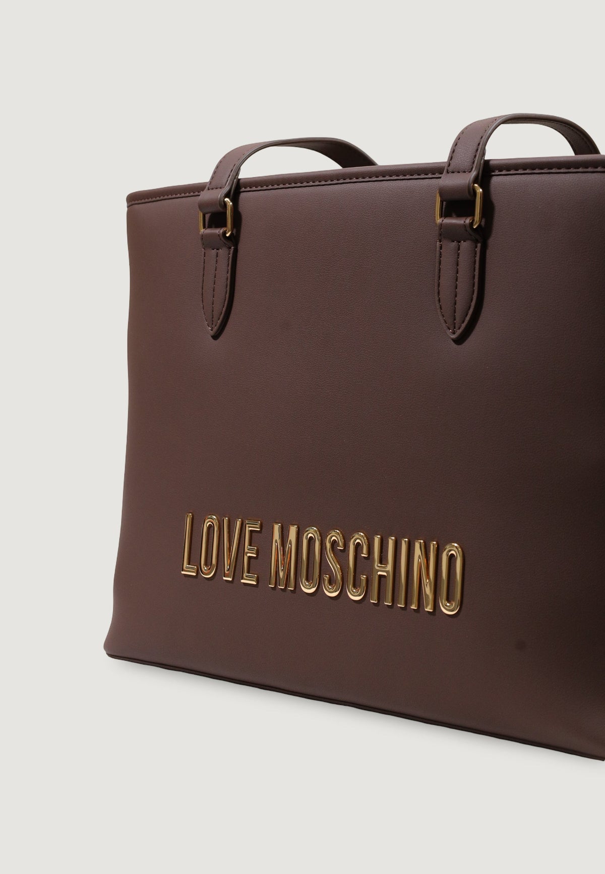 Love Moschino Handtas met Ritszakken – Bruin