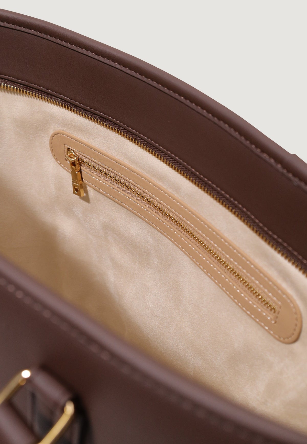 Love Moschino Handtas met Ritszakken – Bruin