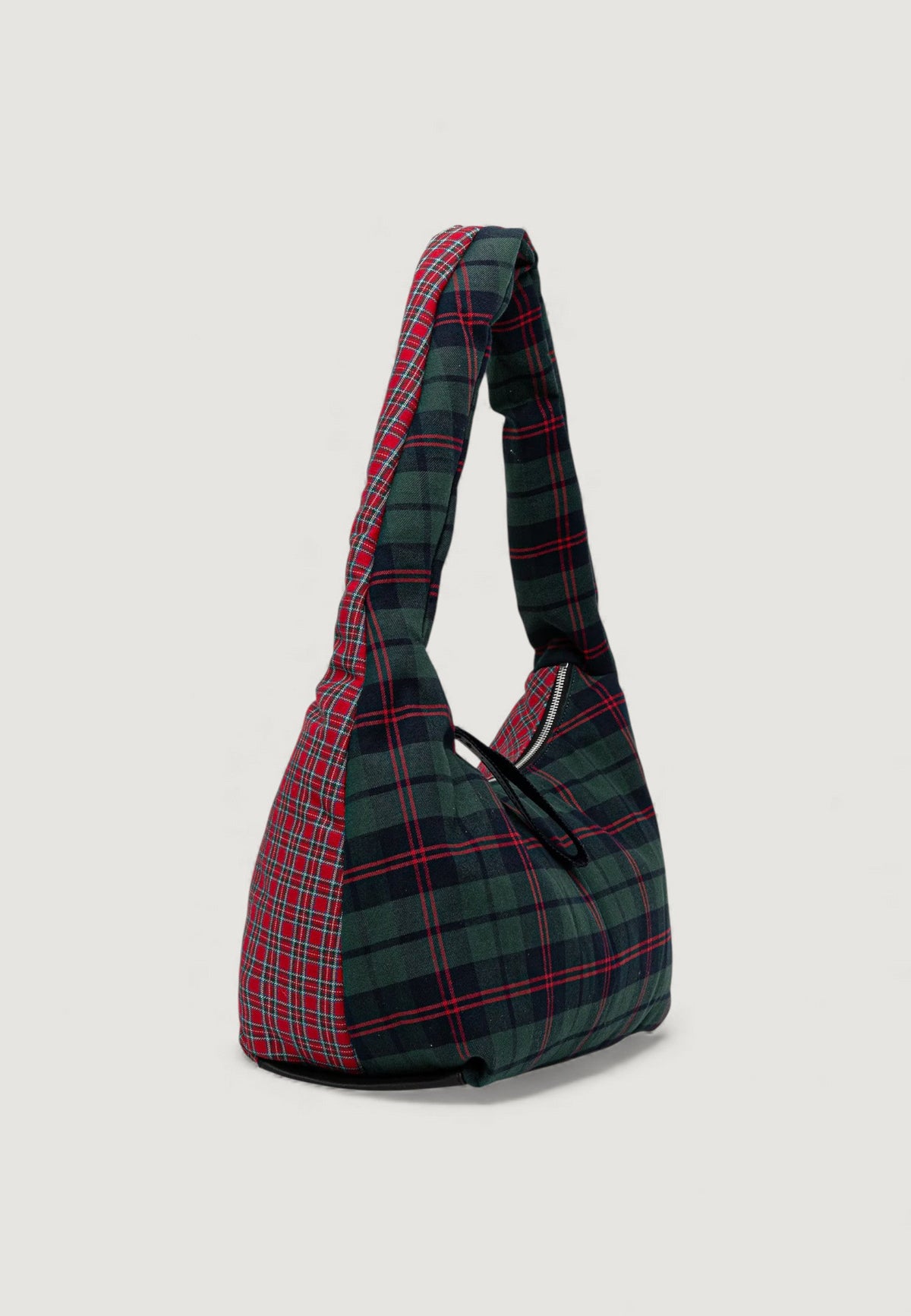 Tommy Hilfiger Katoenen Handtas met Ruitpatroon – Rood