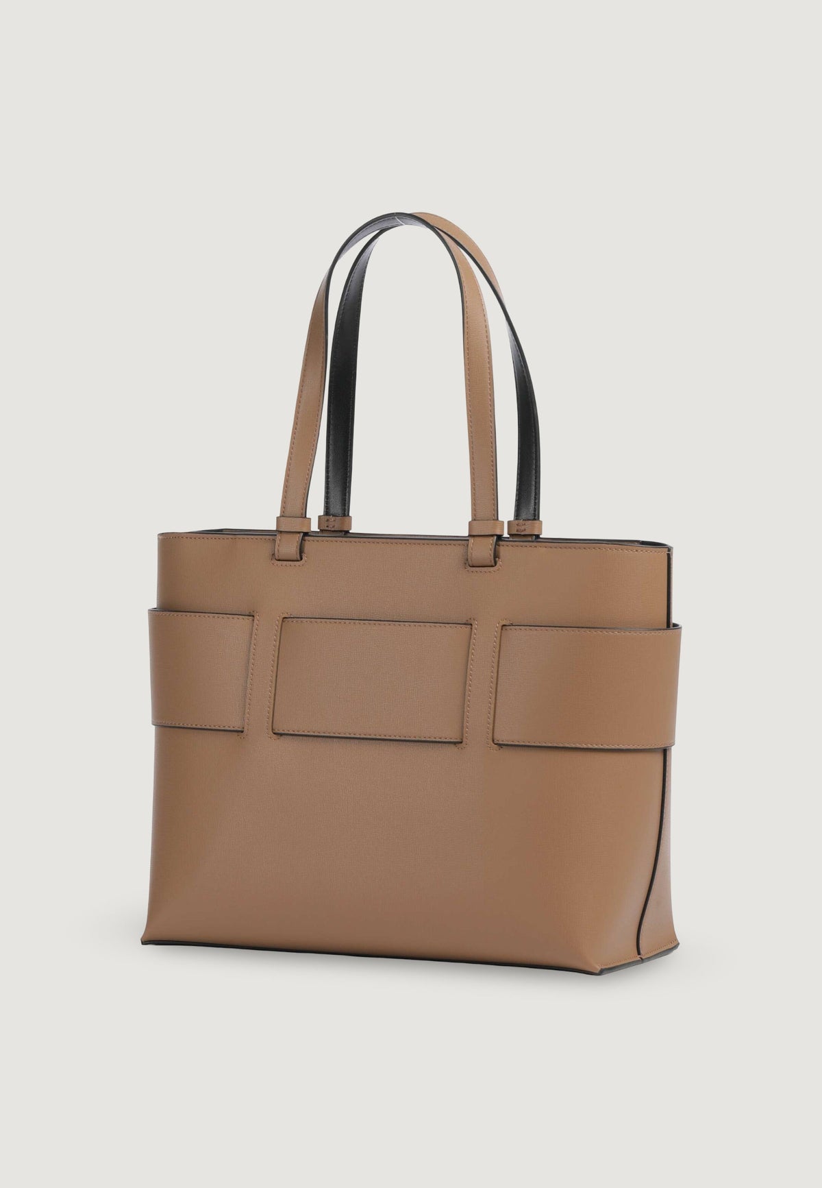 Armani Exchange Middelgrote Polyurethaan Handtas – Beige