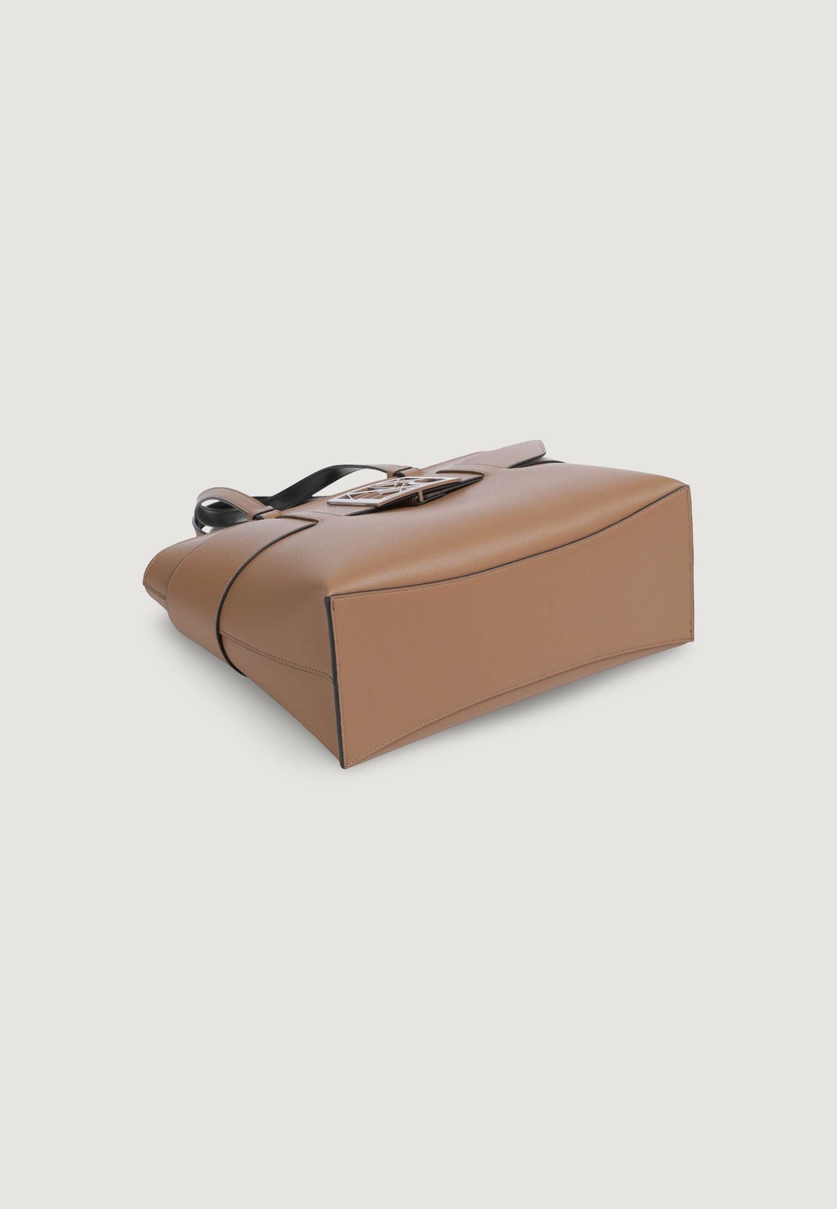 Armani Exchange Middelgrote Polyurethaan Handtas – Beige